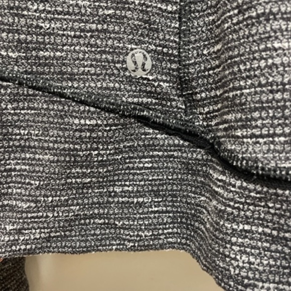 Lululemon Think Fast Pullover Zip Coco Pique Black Cuffins - Picture 10 of 11